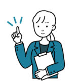 シンプル指差し社員（b）